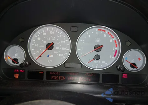 2003 BMW M5 z USA, uszkodzony, nr VIN WBSDE93403CF92410